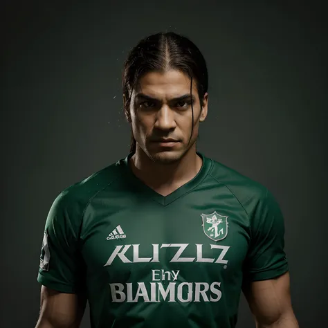 Personagem do jogo Mortal Kombat com a camisa do palmeiras