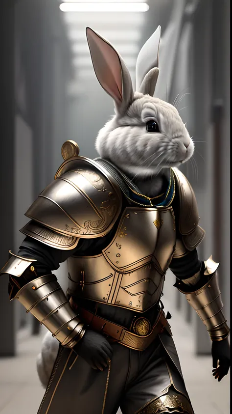 animalrizz   ((rabbit)) 10, masterpiece, highres, absurd,photorealistic portrait, parley_armature, rabbits in armor ,wear parley...