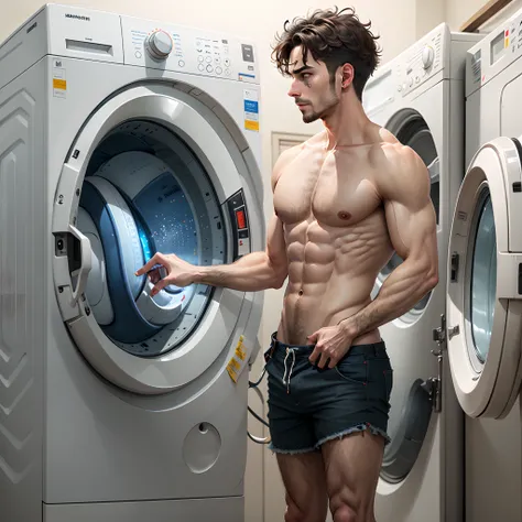 A man who fix washing machine