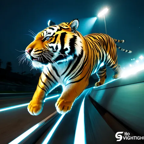 Racing light tiger