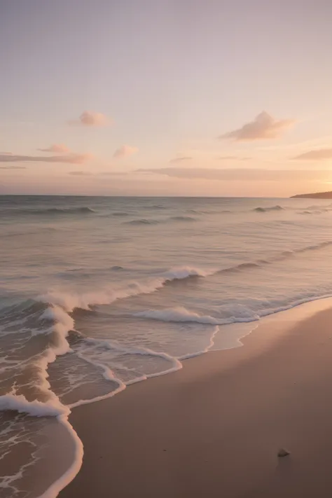 Pretty Sunset beach , Peaceful beach , Warming , Ultra HD ,8K