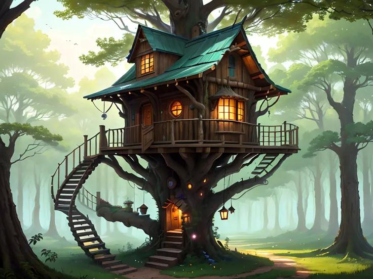 His dream was to build a magnificent treehouse, unlike any other the village had seen.