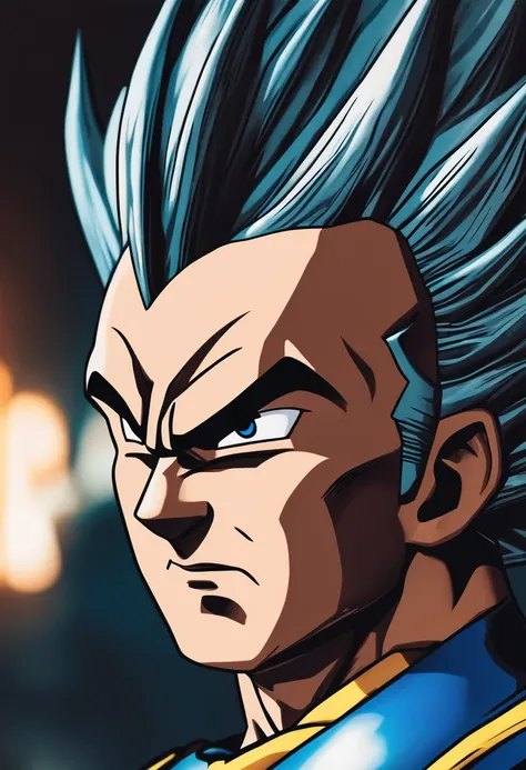 vegeta, dragon ball z, ultra realista, saiadins, voando, raios ao redor