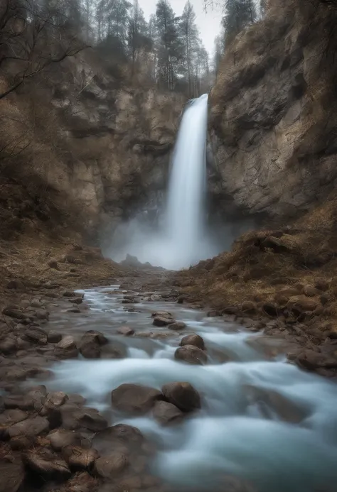 cascada congelada