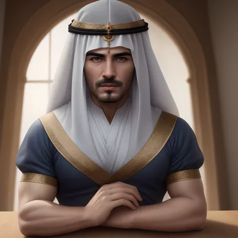 Arabe, homem, maculino, 4k, full hd, fotorealista