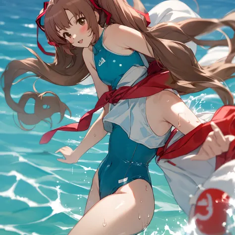 Swimsuit Miku Nakano Brown hair