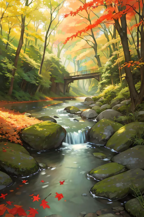 forest
stream
river
spirit
beautiful light
leaves
natural beauty
wonder
magic
red leaves
yellow leaves
green forest
light effect...