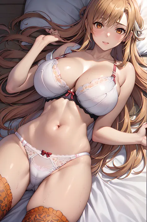 Official art、(Highly detailed CG Unity 8K:1.5),(Realistic,hyper realisitic:1.5),Perfect litthing、colourfull、Bright Front face Illuminating、(Skindentation),(White underwear:1.5),(Style image of woman in white underwear:1.5)
(Master Pieces:1.5), (best_qualit...