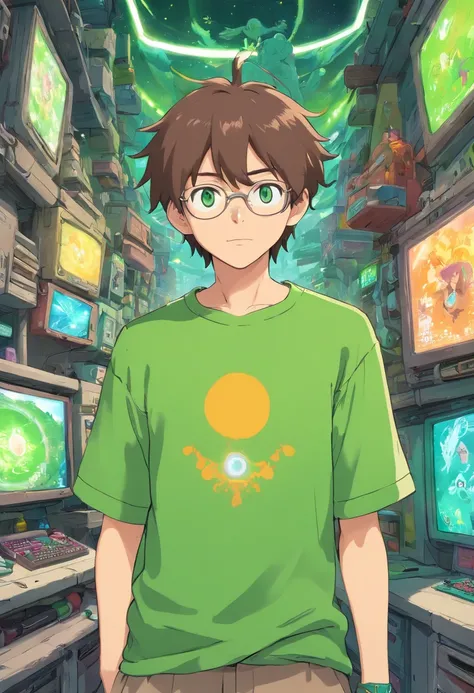 homem branco de olhos verdes e cabelo curto, usando roupa de gamer lol