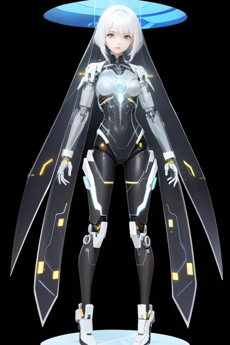 (transparent cyborg),1girl,fix,fullbody