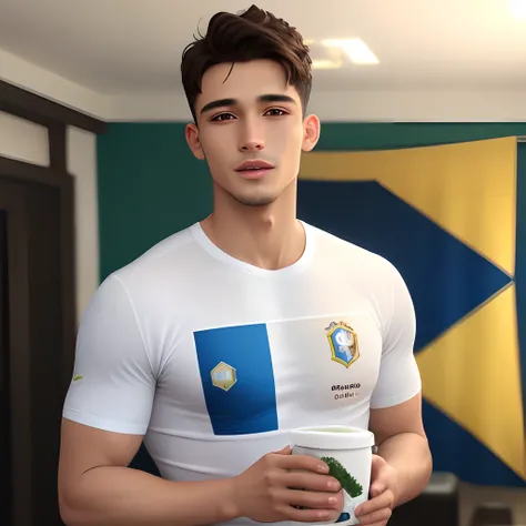 Jumentinho com a camisa do brasil