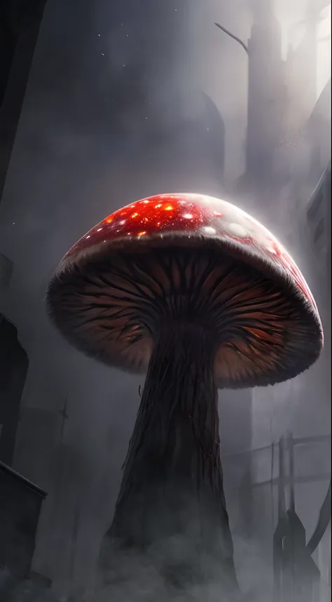 (a male squirrel infected with fungi protruding from its body),(anime-style drawing),(detailed fungi, large fungi),(best quality, ultra-detailed, realistic:1.37),(dark colors, eerie atmosphere),(sharp focus, vivid colors),(studio lighting)