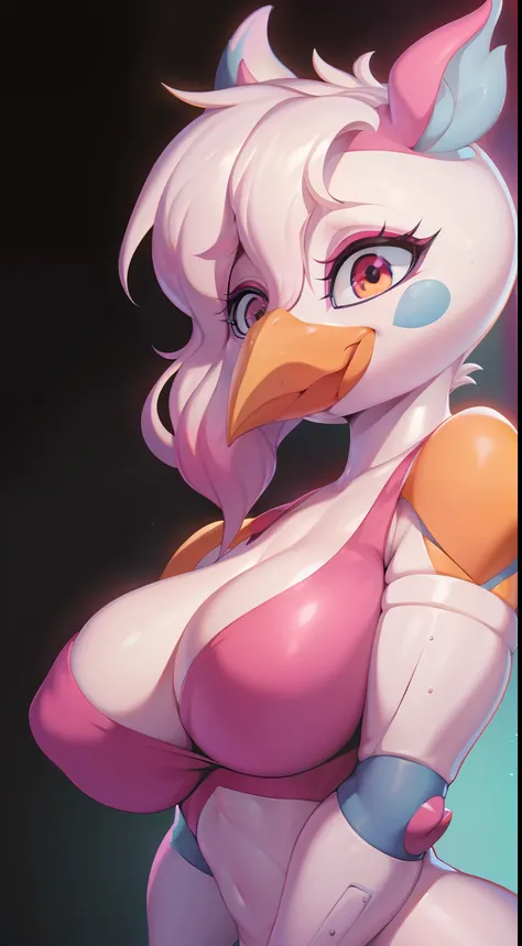 Euphoria orange beak large breasts