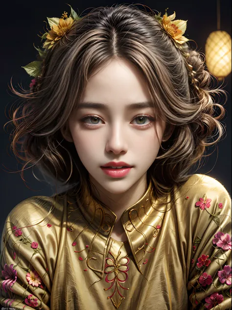 Beautiful girl practicing various dance poses in a flower field, Infrared photography, Graphic design, poster for, fine art, vivd colour, 1.4x realism，hyper HD，Textured skin，(anatomy correct，Accurate and perfect Korean female face，Golden ratio), tianfeng1