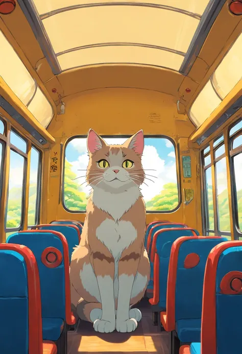 45 pound cat on a bus