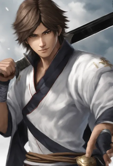 Hayato is a young-looking and athletic character. Ele tem cabelo preto curto e olhos castanhos. Ele veste um quimono branco com uma faixa preta na cintura. Hayato also wears a pair of katanas, that are your favorite weapons.

Hayatos personality is that of...