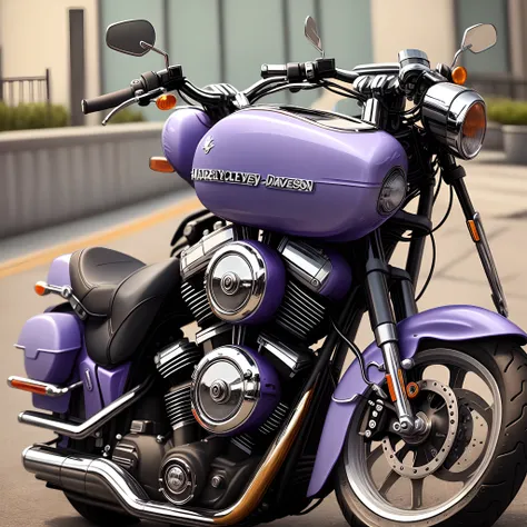 Harley Davidson VRod purple taxes