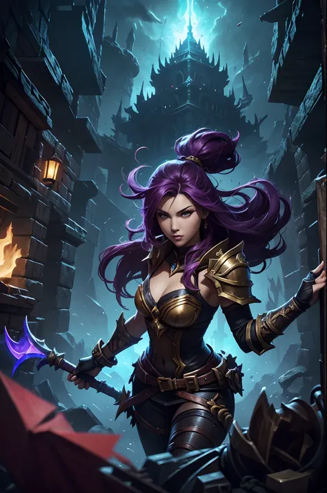 Card game, warrior, League of Legends character, League of Legends concept art, splash art, League of Legends splash art, official splash art, League of Legends art, League of Legends character art, League of Legends , League of Legends Splashart, skill po...