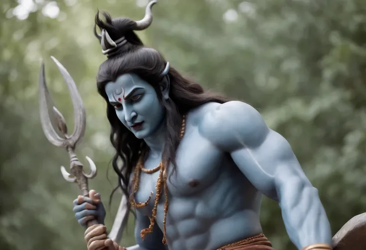 Shiva angry destruction mode from higher dimension behind Shiva is 33 Hindu gods, strong, confident, mesmerizing, enchanting, detailed, convincing,