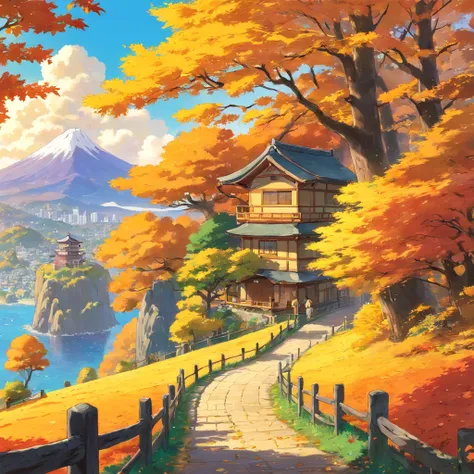 Inakari　Golden Autumn View