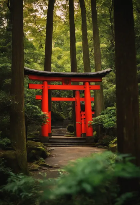 shrines　torii gate　great outdoors　Increased fortune　ghost