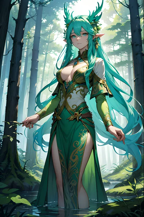 NatureHarmonist is a serene guardian of the natural world, reminiscent of the enigmatic dryads from the "That Time I Got Reincarnated as a Slime" series. Standing amidst an enchanting forest, they exude an aura of ethereal grace. Their form is at one with ...