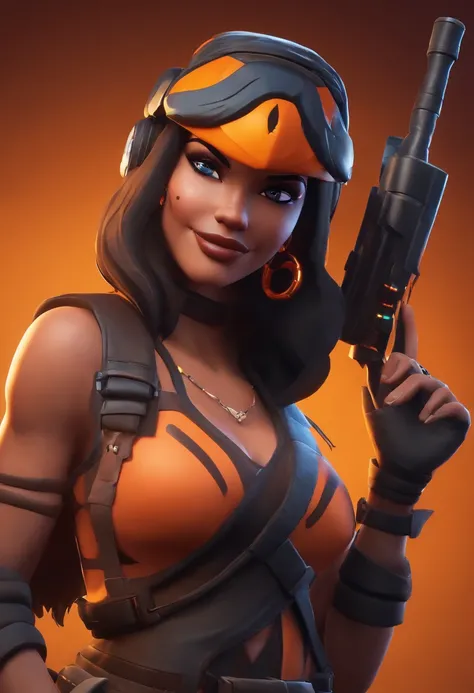 A fortnite character that is brand new in item shop , halloween themed , colored skin , gamer