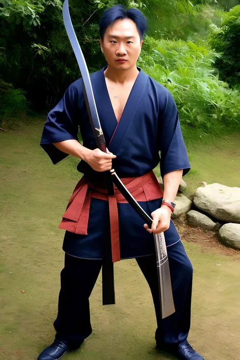 Jhonwick with katana sword