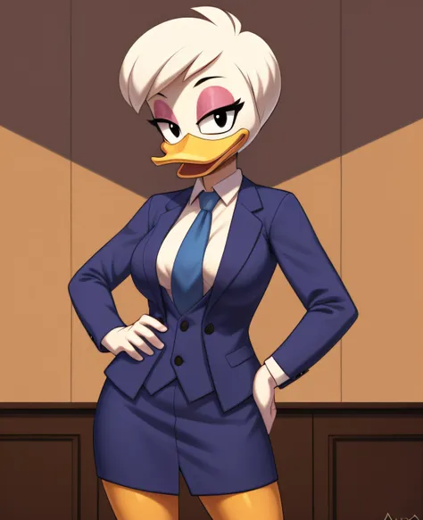 (ducktales:1.2) (ducktales:1.2) (by kyurisawa:1.2) (by chelodoy:1) (by ashraely:1) break daisy duck, beak, white skin, white bod...