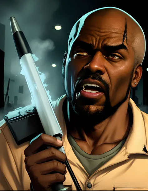 Uncle ruckus in a zombie apocalypse