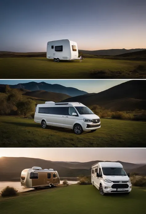 The Stable Diffusion prompt for the theme "5th wheel" could be:

"A luxurious 5th wheel camper in a picturesque camping site, surrounded by stunning natural scenery. This masterpiece of craftsmanship is made of a high-quality material, combining the comfor...