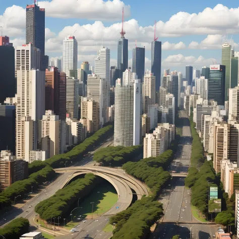 Avenida paulista sao paulo brazil