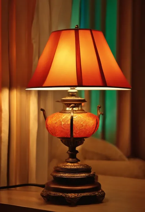 Lamp that refers to emotional intelligence with background in shadows