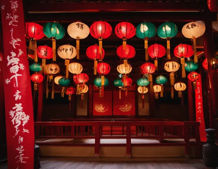 kyoto　shrines　natta　paper lanterns　youkai