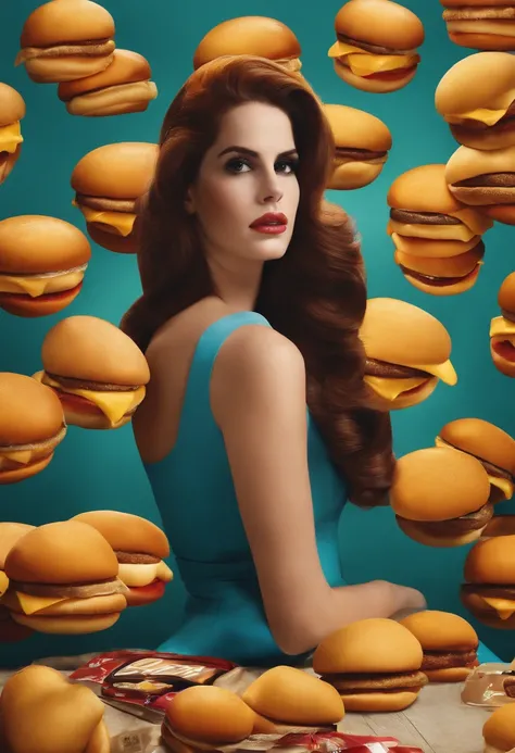 (lana del rey, music icon, mcdonalds, mcdonalds resturant)