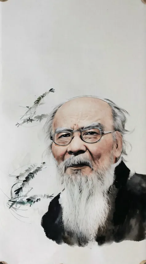 Qi Baishi，Wu Daozi style