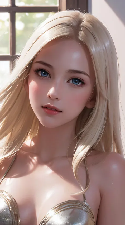 (8K, RAW Photos, of the highest quality, Masterpieces: 1.2), (Realistic, Photorealistic: 1.37), Highest Quality, Ultra High Resolution, light  leaks, Dynamic lighting, Slim and smooth skin, (Full body:1.3), (Soft Saturation: 1.6), (Fair skin: 1.2), (Glossy...