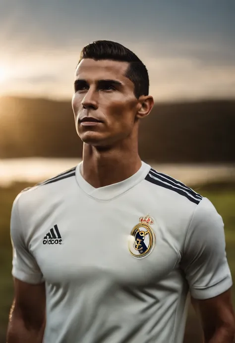 Cristiano Ronaldo, (Pixar style) (masterpiece:1.2) (bokeh) (bestquality) (Detailed skin) (detailed texture) (10) (clay) (Cinematic lighting) (crisp focus）