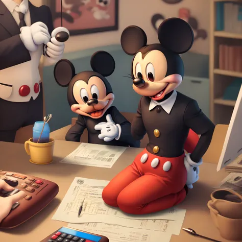 mickey mouse committing tax fraud