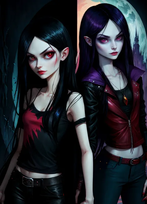 Marceline and Raven combined