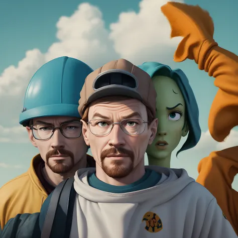 Pixar movie cover for breaking bad