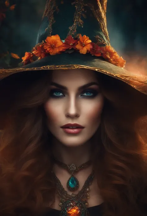 female, beautyful, witch, face