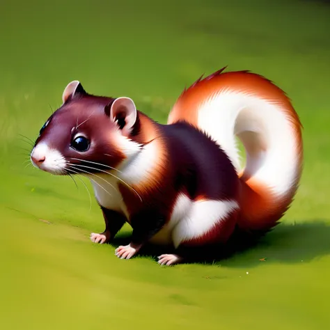 Red tailed ferret