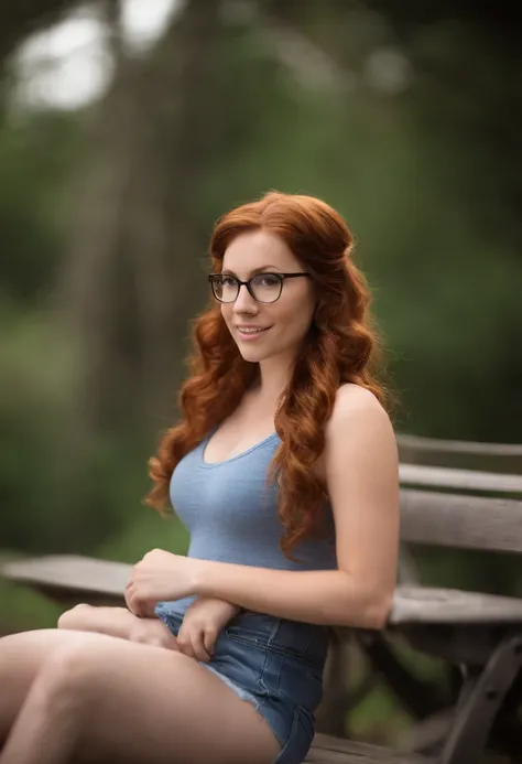 Name: Allison,
Age: 24
Ethnicity: American, from Corpus Christi, Texas,
Physical Appearance: Allison is a redhead with glasses. She is about 55" and has a slim build, buxom. Allison is watching fast-food commericials in front of the tv, she is wearing a pi...