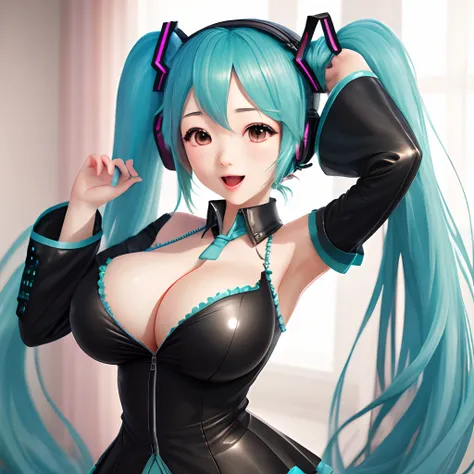 Big breasts Hatsune Miku