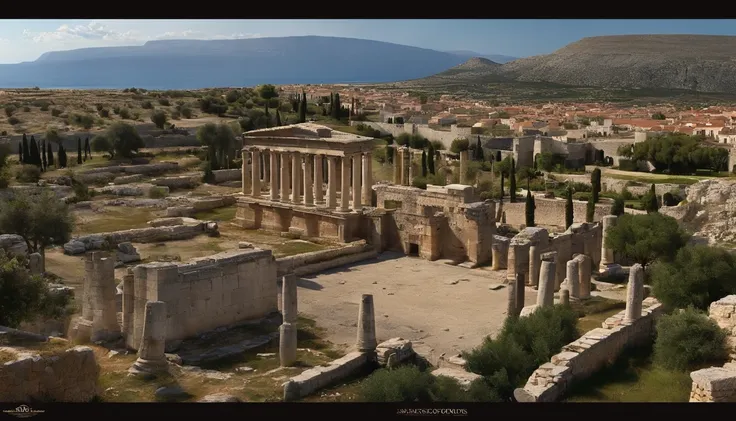 14. "A detailed look at everyday life in ancient Corinth, showing the people, buildings and day-to-day activities in the port city"