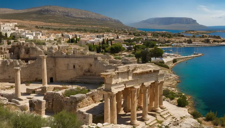 14. "A detailed look at everyday life in ancient Corinth, showing the people, buildings and day-to-day activities in the port city"