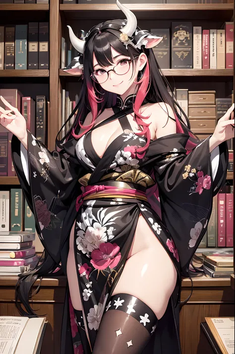 16K Ultra High Definition
Super detailed
Masterpiece Full Color
Shiny detailed hair
Beautiful human woman with long hair
Raise your super-sized arms to show your sides
Black and white cow print kimono with beautiful sides
Cow ears and cow small horns
Shiny...