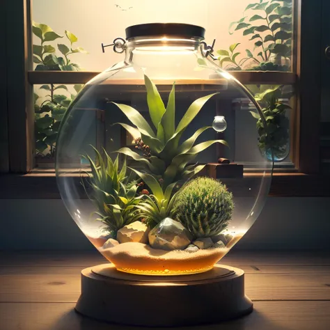 hour glass terrarium