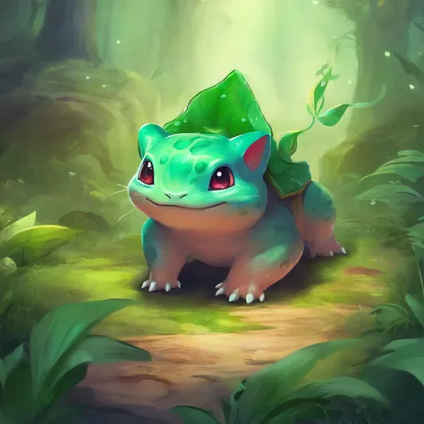 bulbasaur movie poster，Highest image quality，Cinematic texture，A masterpiece，tmasterpiece，